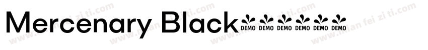 Mercenary Black字体转换